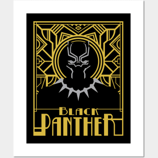 Black Panther - Art Deco Posters and Art